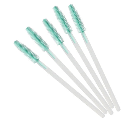 HOT 100 pcs Disposable Silicone Eyelashes Brushes Mascara Stick Applicator Makeup Brush Eyelash Extension Make up Tools