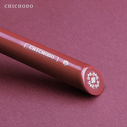 CHICHODO Makeup Brush-Luxurious Red Rose Series-High Quality Squirrel Hair Bronzer Brush-Cosmetic Tools-Make Up Brush-Beauty Pen