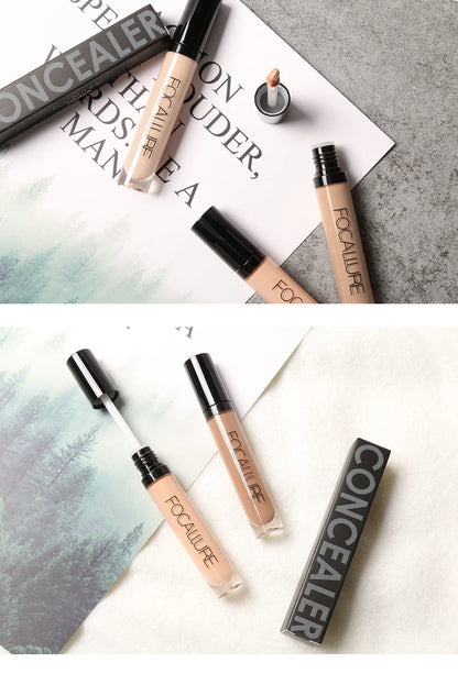 FOCALLURE Makeup Liquid Concealer Full Coverage Eye Base Concealer Oil-Control Waterproof Make Up Cosmetic Concealer