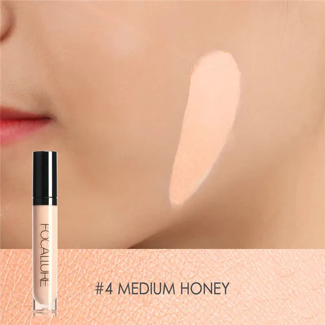 FOCALLURE Makeup Liquid Concealer Full Coverage Eye Base Concealer Oil-Control Waterproof Make Up Cosmetic Concealer