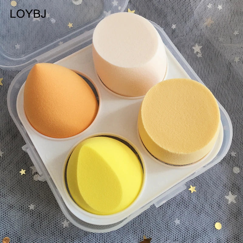 LOYBJ Cosmetic Puff Set Beauty Egg Blender Smooth Makeup Sponge Powder Liquid Foundation Concealer Cream Women Face Make Up Tool