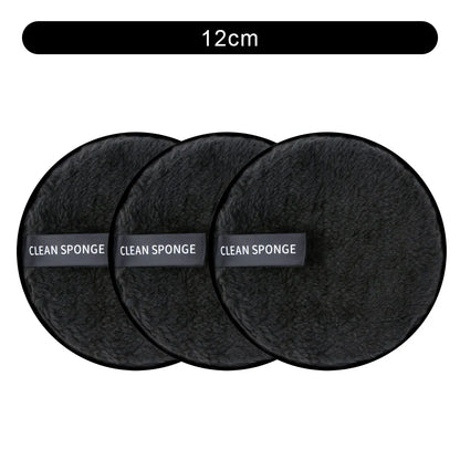 Microfiber Makeup Remover Cloth Reusable Washable Cotton Pads Make-up Wipes Face Cleansing Towel Soft Discs Double Layer Puff