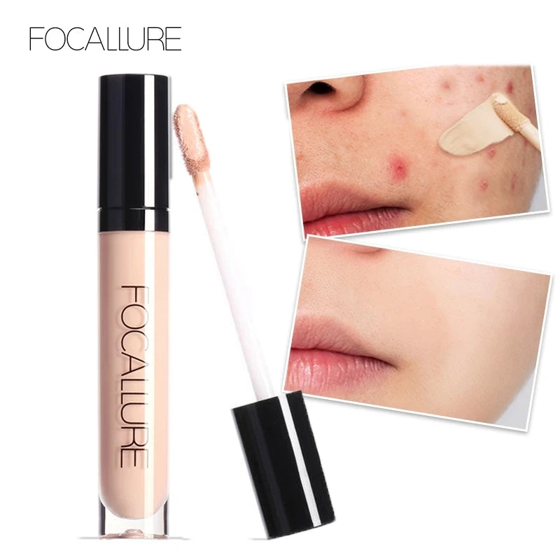 FOCALLURE Makeup Liquid Concealer Full Coverage Eye Base Concealer Oil-Control Waterproof Make Up Cosmetic Concealer