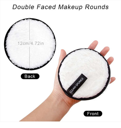 1/2pcs Makeup Remover Cloth Forever Skin Cleansing Make up Remover Towel Reusable Microfiber Face Cosmetics Make-up Disc Tools