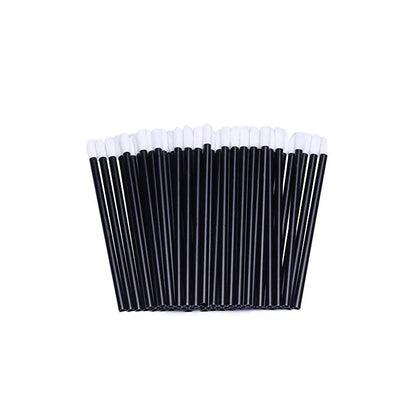 200Pcs Disposable Lip Brushes Lipbrush Wands Applicator Perfect Make Up Tool Black Eyelashes Brushes Mascara Brushes