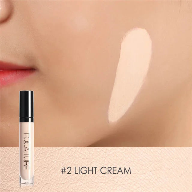 FOCALLURE Makeup Liquid Concealer Full Coverage Eye Base Concealer Oil-Control Waterproof Make Up Cosmetic Concealer