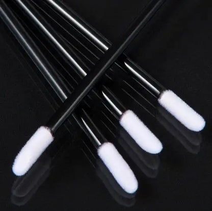 200Pcs Disposable Lip Brushes Lipbrush Wands Applicator Perfect Make Up Tool Black Eyelashes Brushes Mascara Brushes