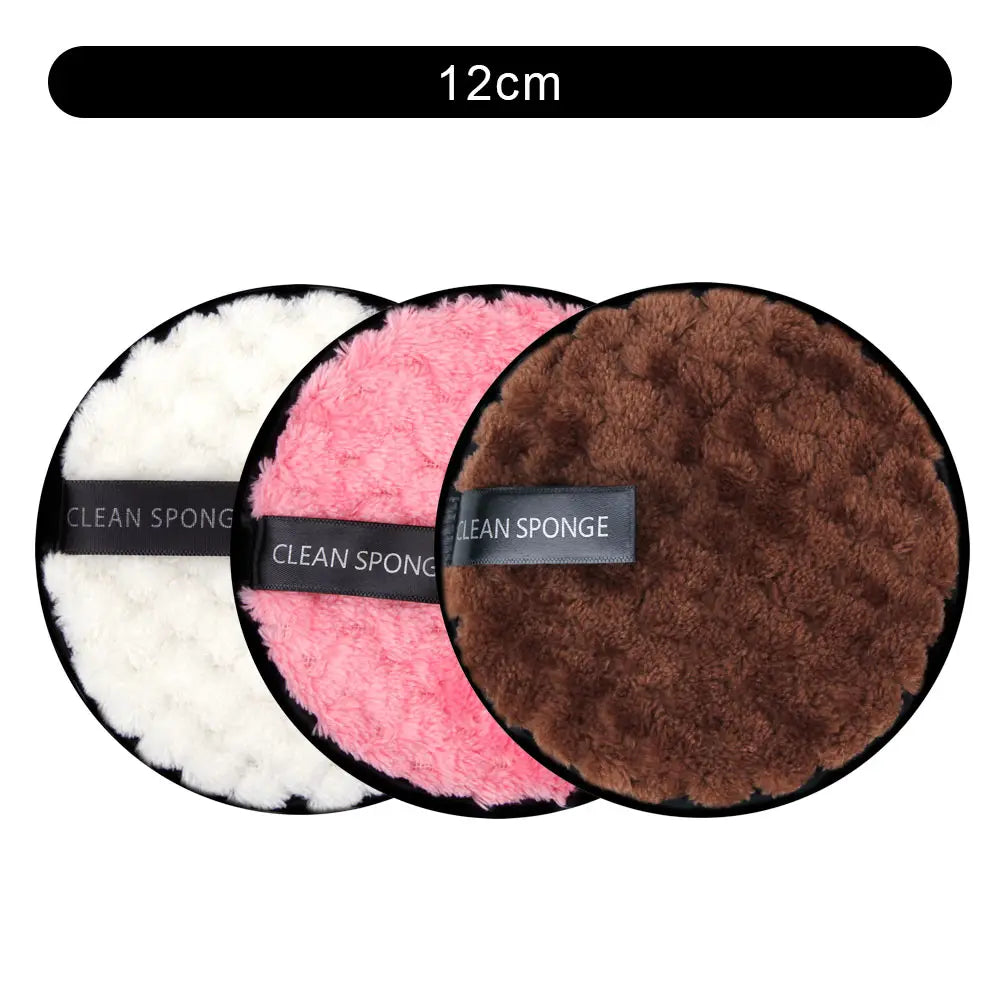 Microfiber Makeup Remover Cloth Reusable Washable Cotton Pads Make-up Wipes Face Cleansing Towel Soft Discs Double Layer Puff