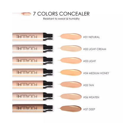 FOCALLURE Makeup Liquid Concealer Full Coverage Eye Base Concealer Oil-Control Waterproof Make Up Cosmetic Concealer