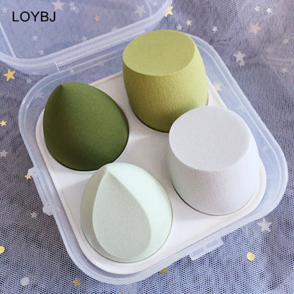 LOYBJ Cosmetic Puff Set Beauty Egg Blender Smooth Makeup Sponge Powder Liquid Foundation Concealer Cream Women Face Make Up Tool