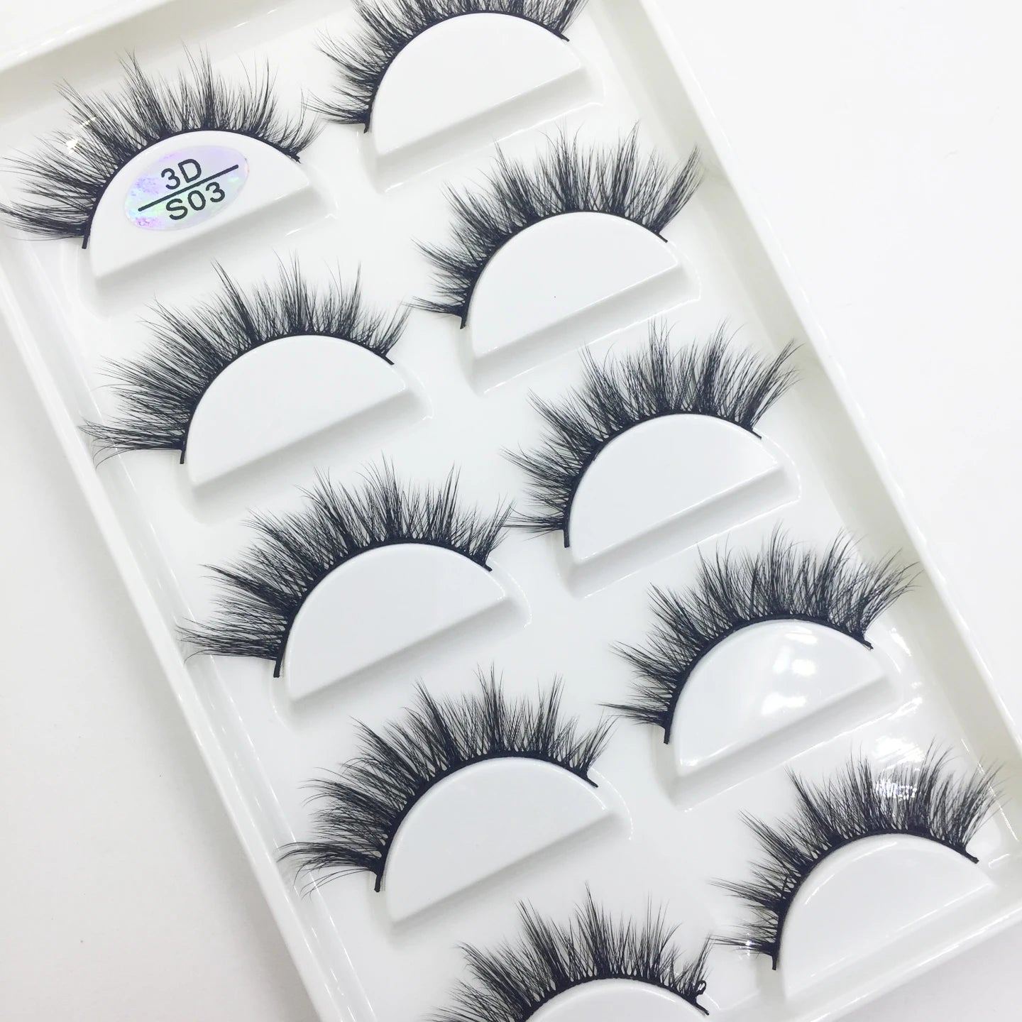 Natural 3D Mink False Eyelashes, Soft Wispy, Fluffy Eye Faux Lashes, Make Up Eyelash, Beauty Cat Cilios, 5 Pairs, 15 Styles