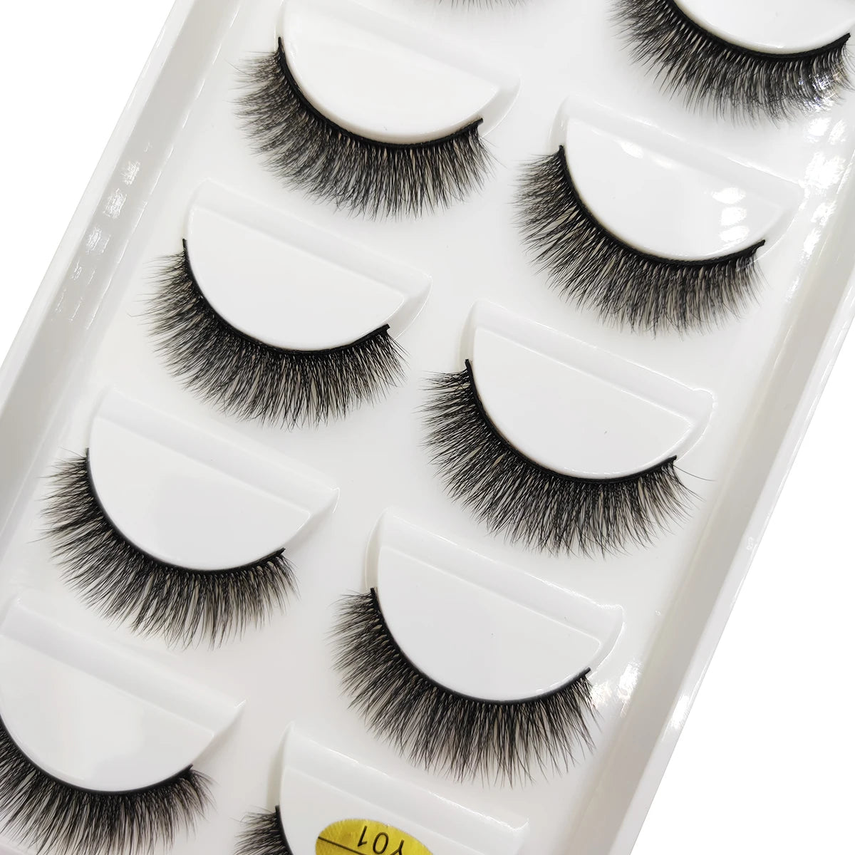 Natural 3D Mink False Eyelashes, Soft Wispy, Fluffy Eye Faux Lashes, Make Up Eyelash, Beauty Cat Cilios, 5 Pairs, 15 Styles