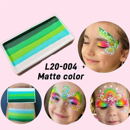 High Quality 20g 30g Splitcake Face Paint Body Art Painting Makeup Rainbow Split Cake Face Cosplay Holiday Make up