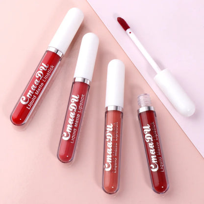 6 PCS Liquid Lip Gloss Set Make-up Non-stick Cup Lip Makeup Waterproof Long lasting Beauty Cosmetics Korean lipsticks