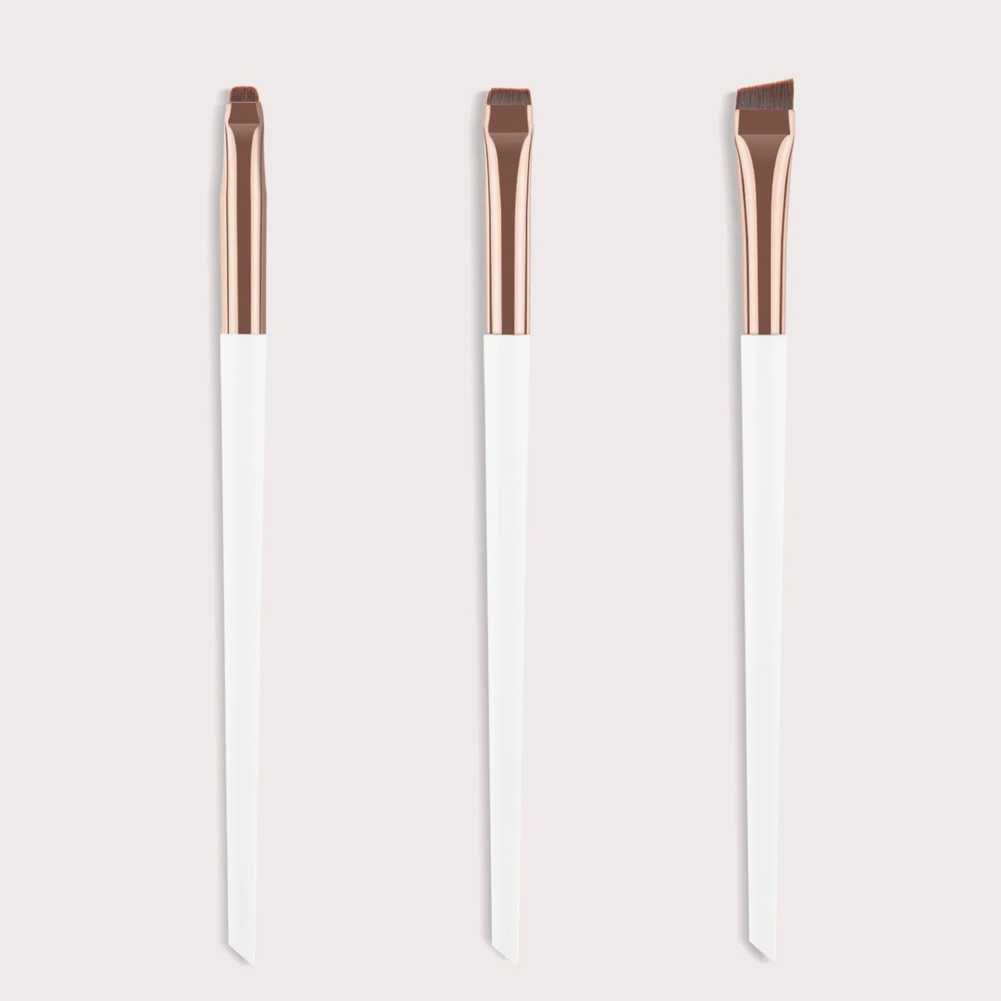 Blade Eyebrow Eyeliner Brush Bevel Flat Fine Brow Contour Make Up Brushes Eyelids Lying Silkworm Brush Professional Makeup Tools