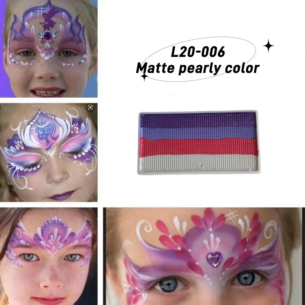 High Quality 20g 30g Splitcake Face Paint Body Art Painting Makeup Rainbow Split Cake Face Cosplay Holiday Make up