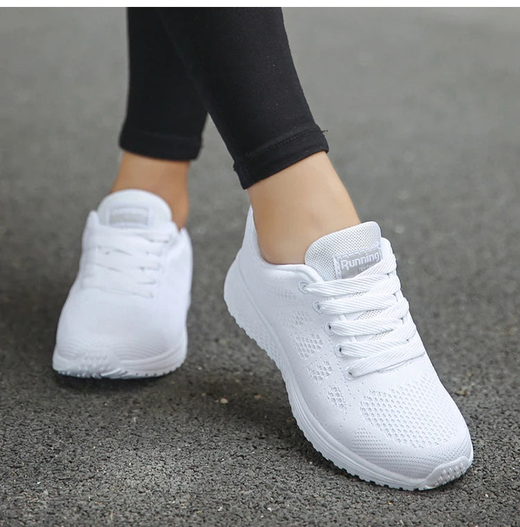 Women Flats Fashion Lightweight Shoes Women Lace Up Nurse Shoes Round Toe Sneakers Women Shoe Walking Shoes Woman Plus Size