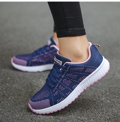 Women Flats Fashion Lightweight Shoes Women Lace Up Nurse Shoes Round Toe Sneakers Women Shoe Walking Shoes Woman Plus Size