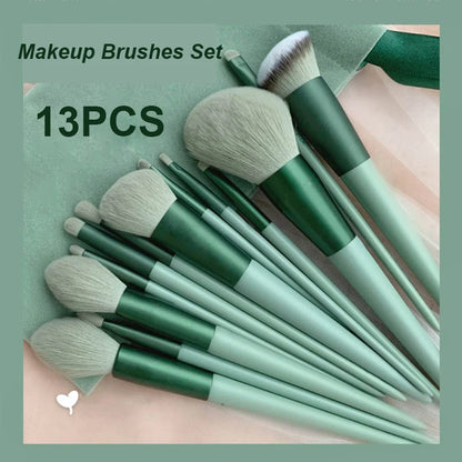 13 PCS/Lot Makeup Brushes Set Eye Shadow Foundation Women Cosmetic Powder Blush Blending Beauty Make Up Tool