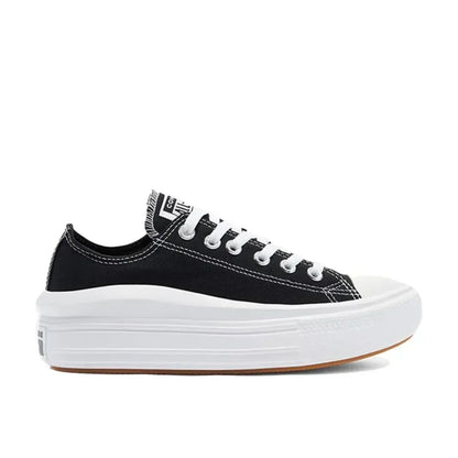 Converse All Star Move Low Comfortable and versatile Non-slip breathable bag low-top canvas shoes Women's Pure white