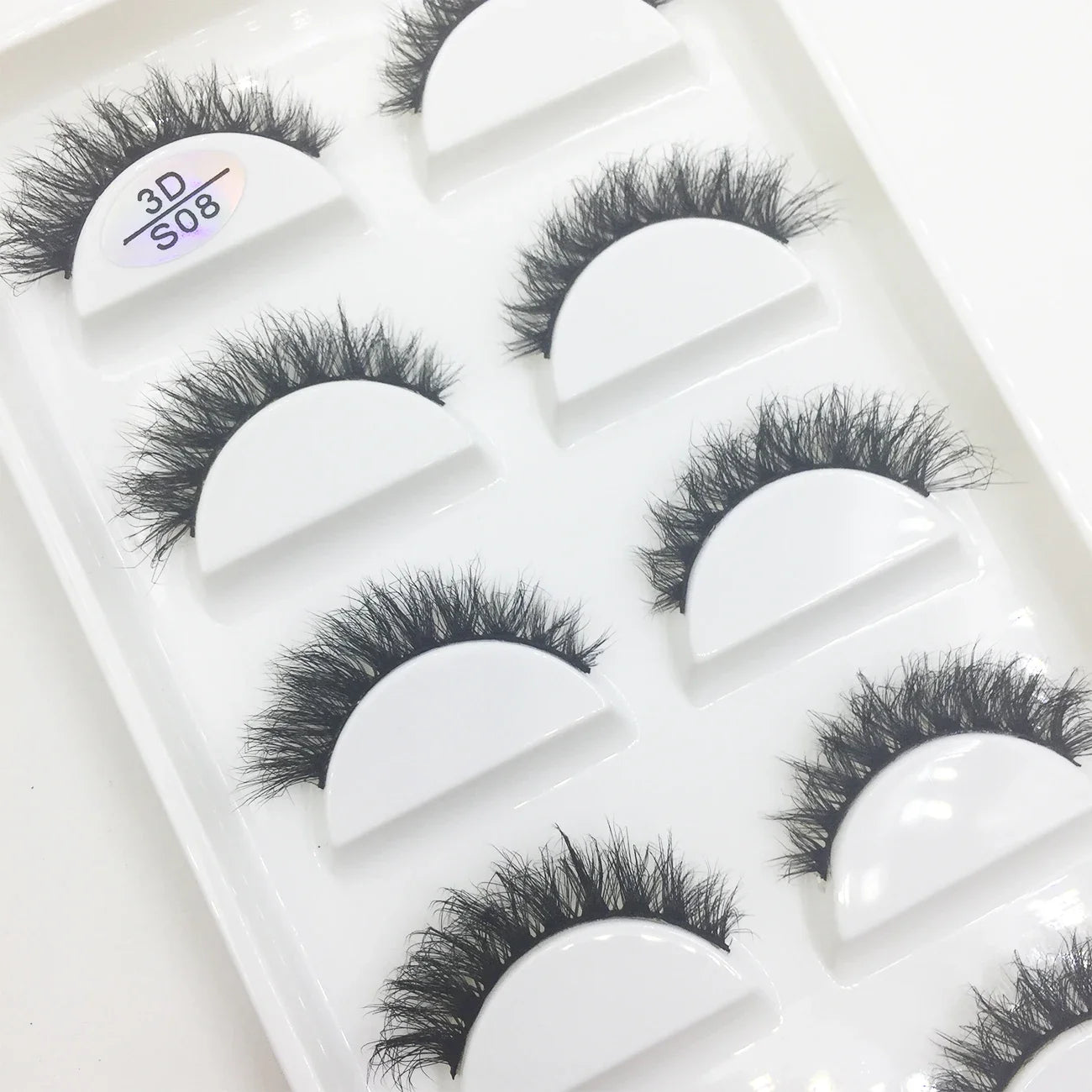 Natural 3D Mink False Eyelashes, Soft Wispy, Fluffy Eye Faux Lashes, Make Up Eyelash, Beauty Cat Cilios, 5 Pairs, 15 Styles