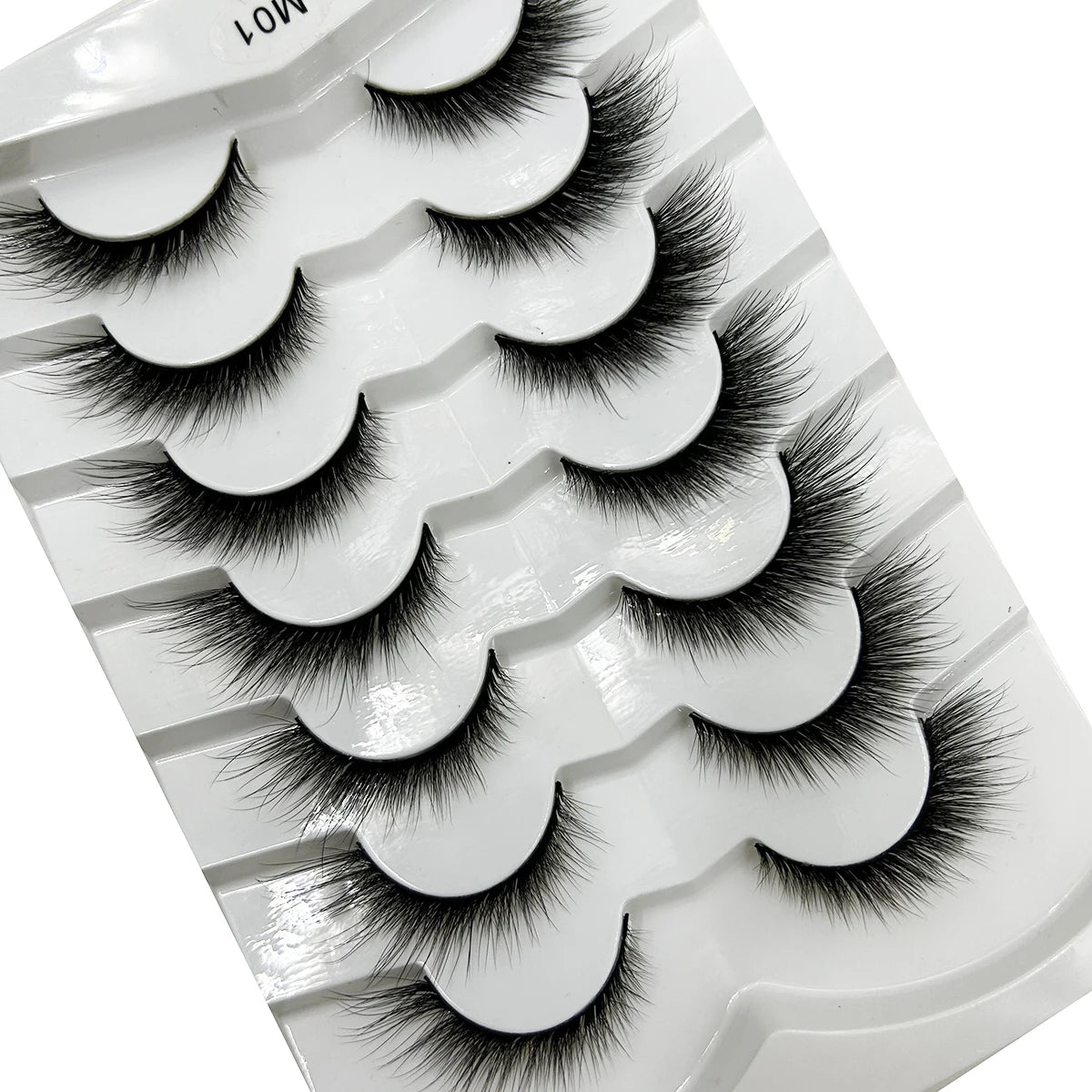 Natural 3D Mink False Eyelashes, Soft Wispy, Fluffy Eye Faux Lashes, Make Up Eyelash, Beauty Cat Cilios, 5 Pairs, 15 Styles