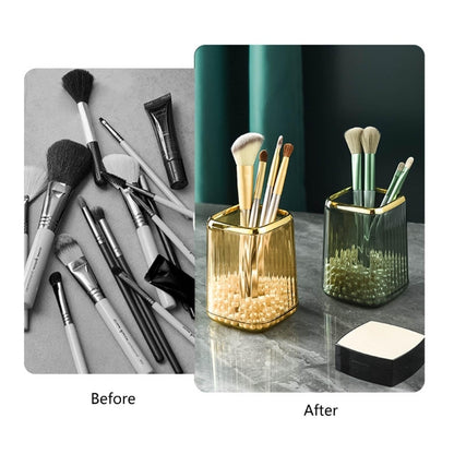 Makeup Brush Holder Organizer, Cosmetic Makeup Brushes Storage Holder, Make Up Brushes Cup Pen Pencil Holder for Desktop