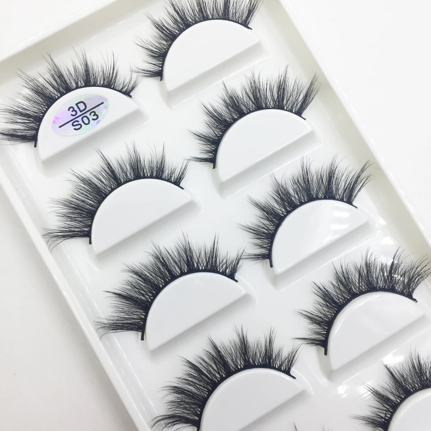 Natural 3D Mink False Eyelashes, Soft Wispy, Fluffy Eye Faux Lashes, Make Up Eyelash, Beauty Cat Cilios, 5 Pairs, 15 Styles