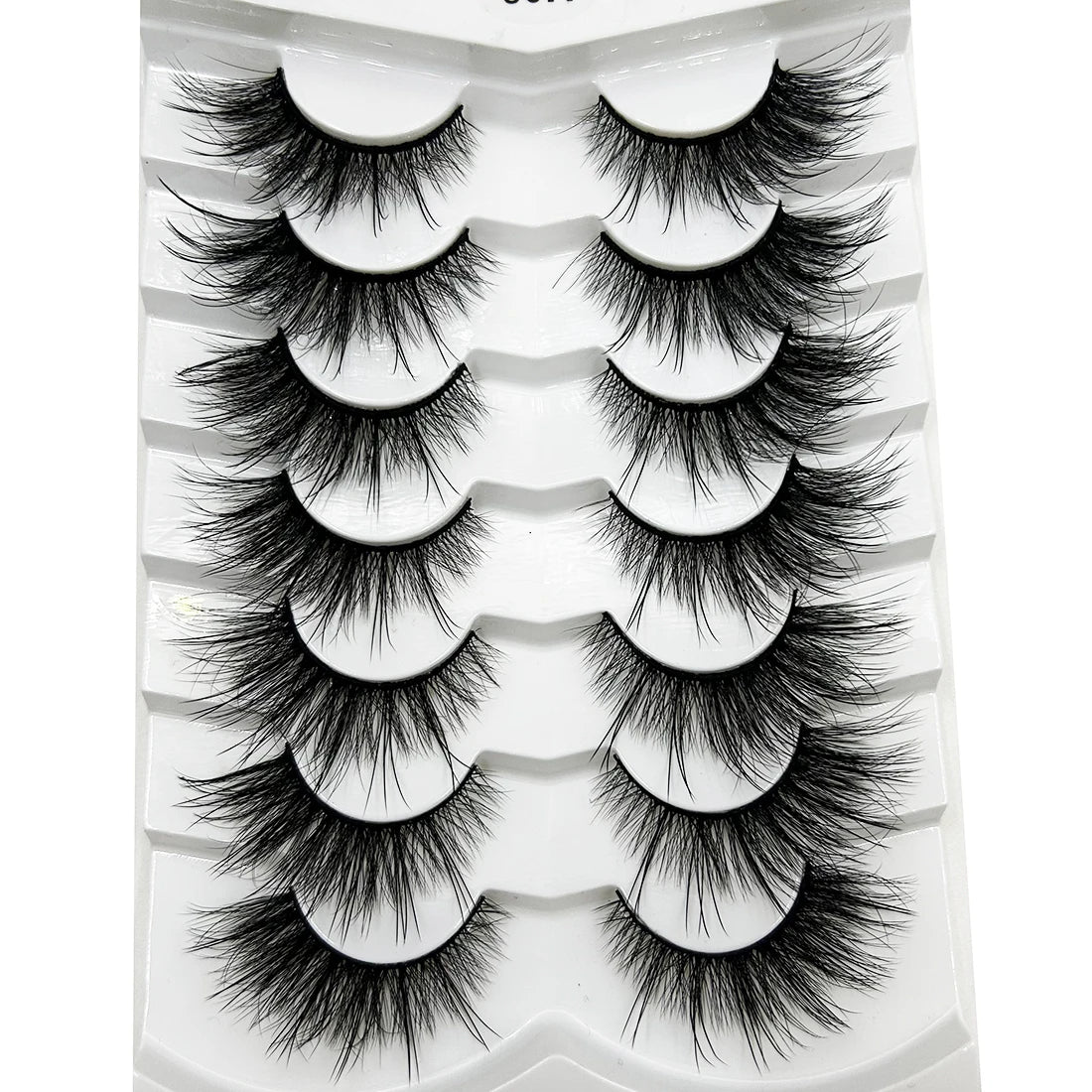 Natural 3D Mink False Eyelashes, Soft Wispy, Fluffy Eye Faux Lashes, Make Up Eyelash, Beauty Cat Cilios, 5 Pairs, 15 Styles