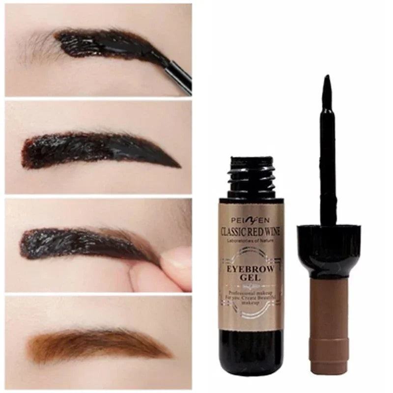 1Pcs Peel Off Eye Makeup Permanent Eye Brow Tattoo Tint Long-lasting Waterproof Dye Eyebrow Gel Cream Make Up Cosmetic Wholesale