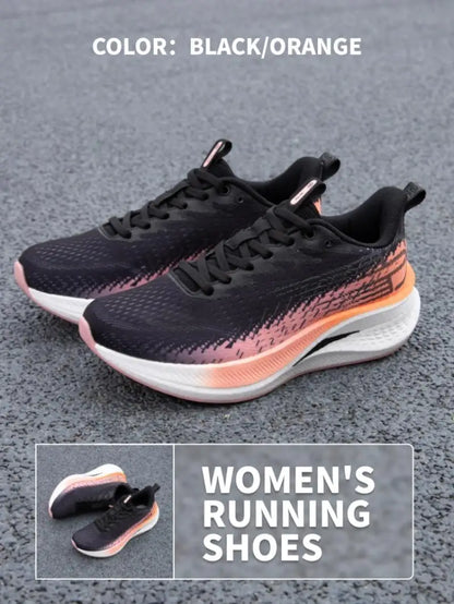 Baasploa Women Professional Running Shoes Outdoor Carbon Plate Non Slip Sports Shoes Female Casual Breathable Jogging Sneakers