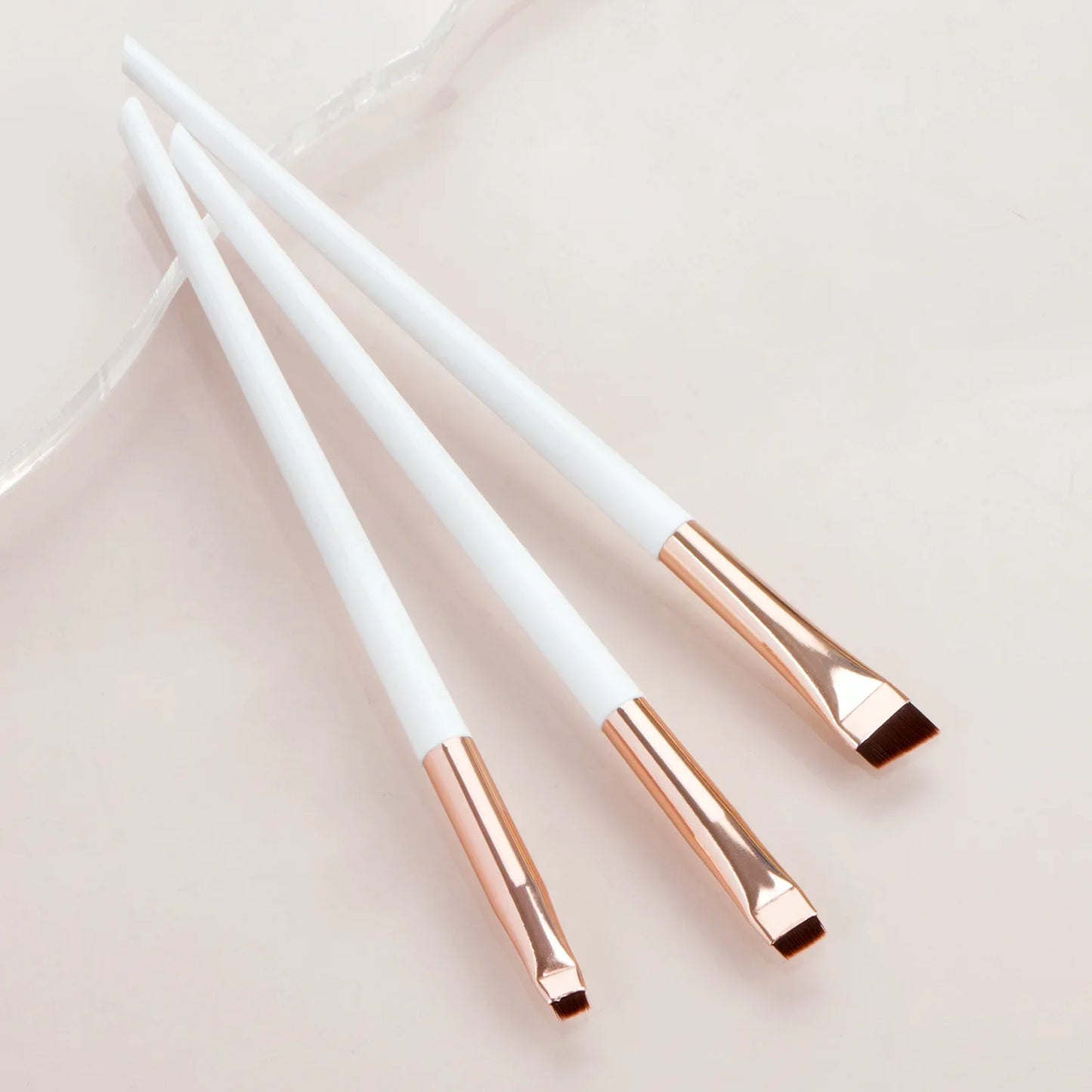 Blade Eyebrow Eyeliner Brush Bevel Flat Fine Brow Contour Make Up Brushes Eyelids Lying Silkworm Brush Professional Makeup Tools