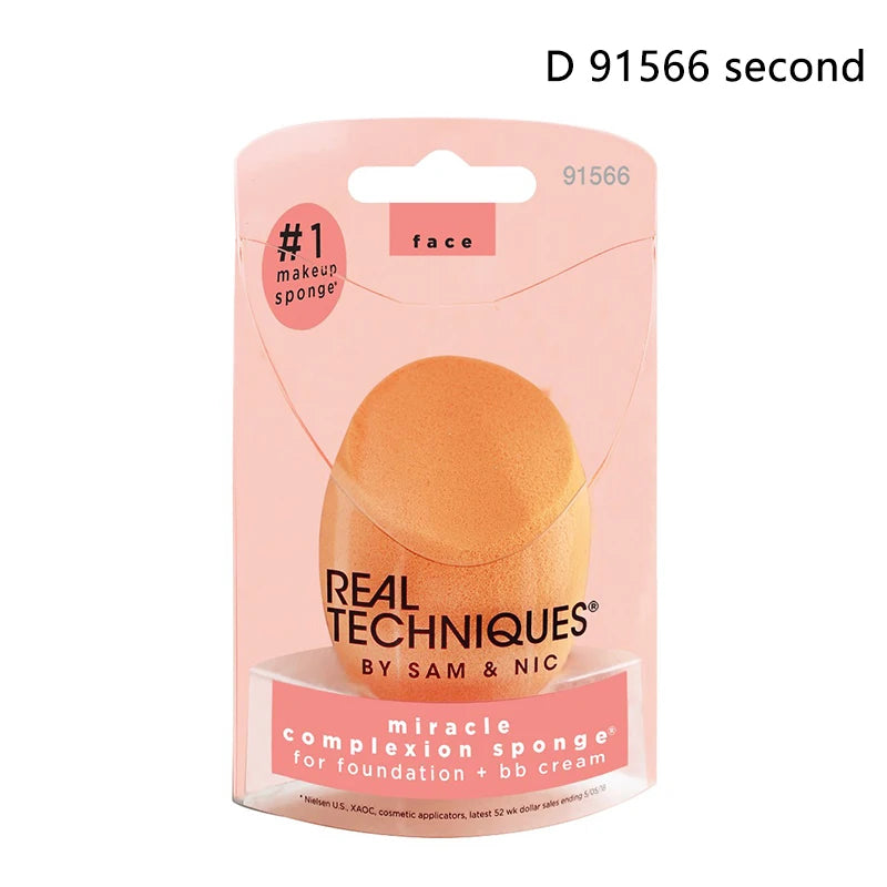 Real Techniques Set Makeup Sponge Set Face Beauty Cosmetic Powder Puff For Foundation Cream Concealer Make Up Blender 91553 RT