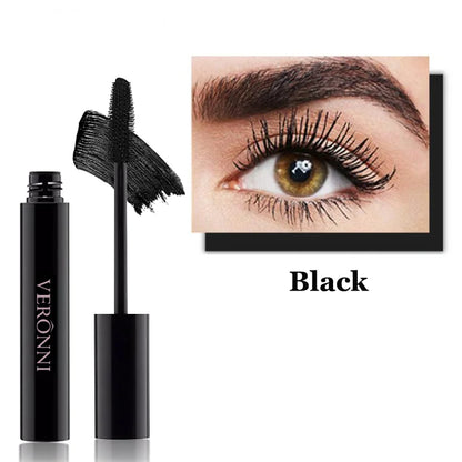 Color Mascara Eyelashes Lengthening Mascara 4D Silk Fiber Waterproof Curling Mascara Black Eyelashes Extension Make Up Cosmetics