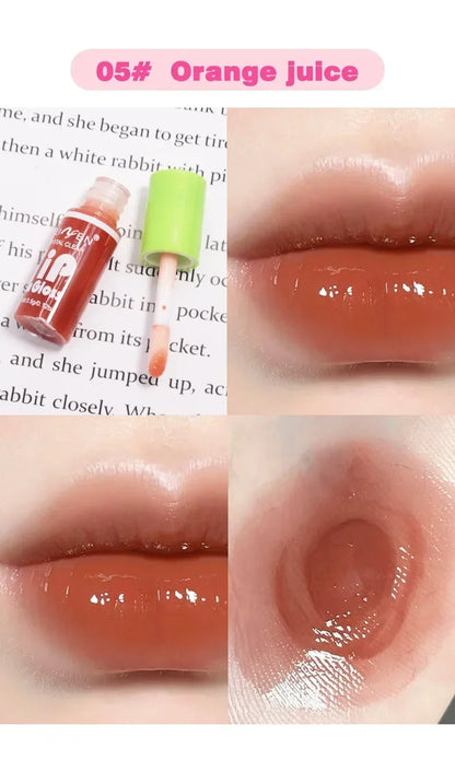 6PCS Moisturizing Lip Gloss Transparent Lip Oil sexy Hydrating Lip lip Cosmetics for Make Up Liquid Lipstick Lips Cosmetics Gift