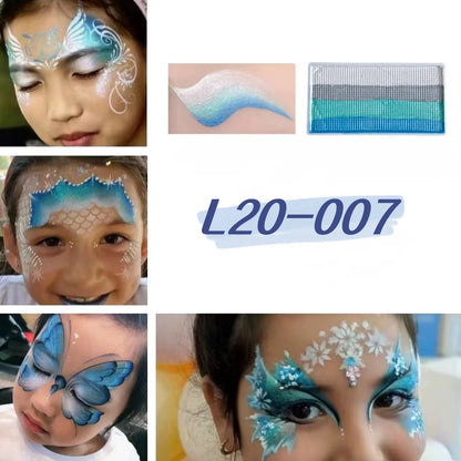 High Quality 20g 30g Splitcake Face Paint Body Art Painting Makeup Rainbow Split Cake Face Cosplay Holiday Make up