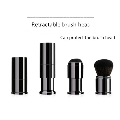 1 PC Makeup Retractable Brush Head Soft Portable Blush Brush Foundation Make Up Nail Beauty Essential Premium Quality New Powder