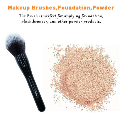 1pc Professional Powder Fundation Makeup Brush Big Size Female Makeup Contour Blusher Brush Cosmetic Make Up Tools maquiagem