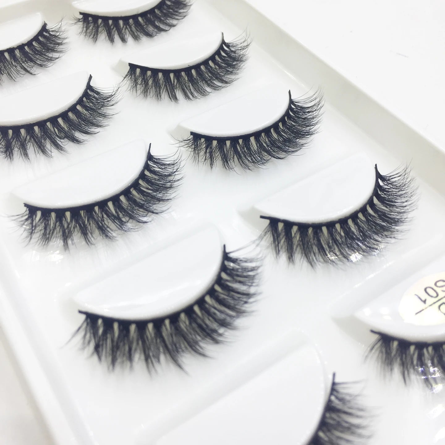 Natural 3D Mink False Eyelashes, Soft Wispy, Fluffy Eye Faux Lashes, Make Up Eyelash, Beauty Cat Cilios, 5 Pairs, 15 Styles