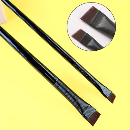 Eyebrow Eyeliner Brush Small Angled Small Angled Eyebrow Liner Brush Brow Contour Brush Make Up Brushes Cosmetics Tools 2pcs