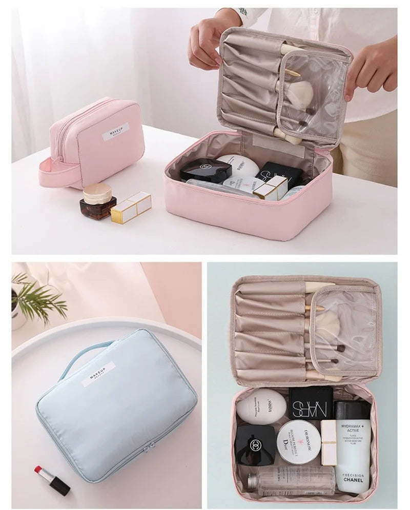 Makeup Bag For Women Toiletries Organizer Waterproof Travel Make Up Storage Pouch Female Large Capacity Portable Cosmetic Case