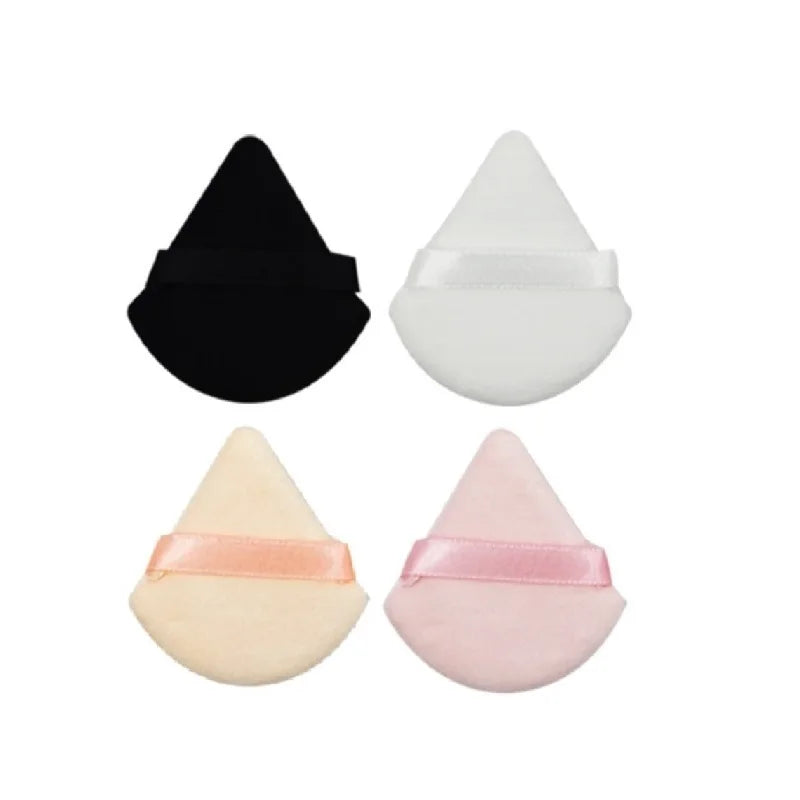 Triangle Powder Puff Soft Makeup Sponge for Face Make Up Eyes Contouring Shadow Cosmetic Washable Mini Velvet Foundation Puff