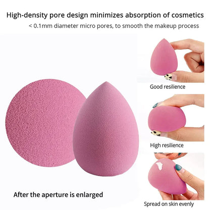 4pcs/set Makeup Sponge Blender Beauty Egg Cosmetic Puff Foundation Sponges Powder Puffs Women Make Up Accessories