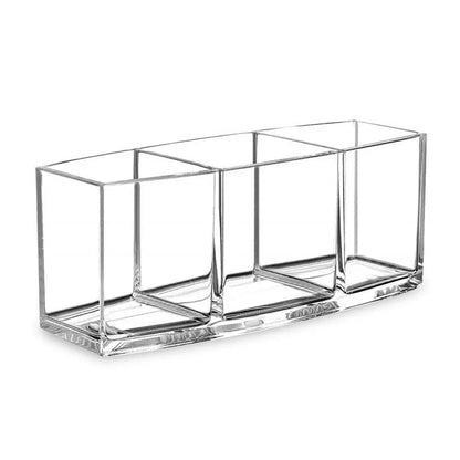 Acrylic Transparent Cosmetic Holder Makeup Brushes Tool Storage Box Case Make-up Brush Holder Table Organizer Makeup Tool