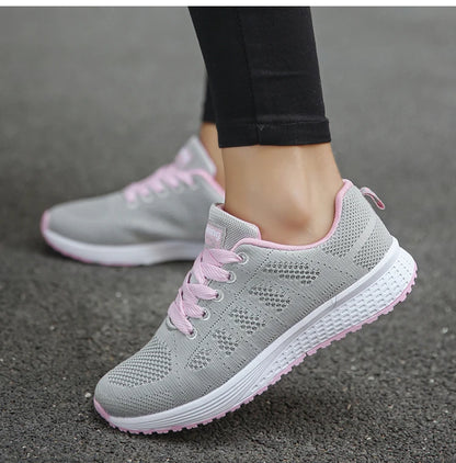 Women Flats Fashion Lightweight Shoes Women Lace Up Nurse Shoes Round Toe Sneakers Women Shoe Walking Shoes Woman Plus Size