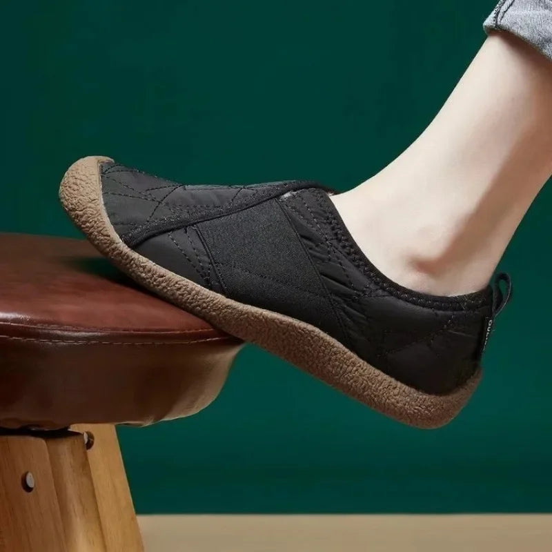 2024 High Quality Women's Shoes Slip-on Women's Vulcanize Shoes Fashion Sewing Hot Sale Round Toe Light Ladies Casual Shoes