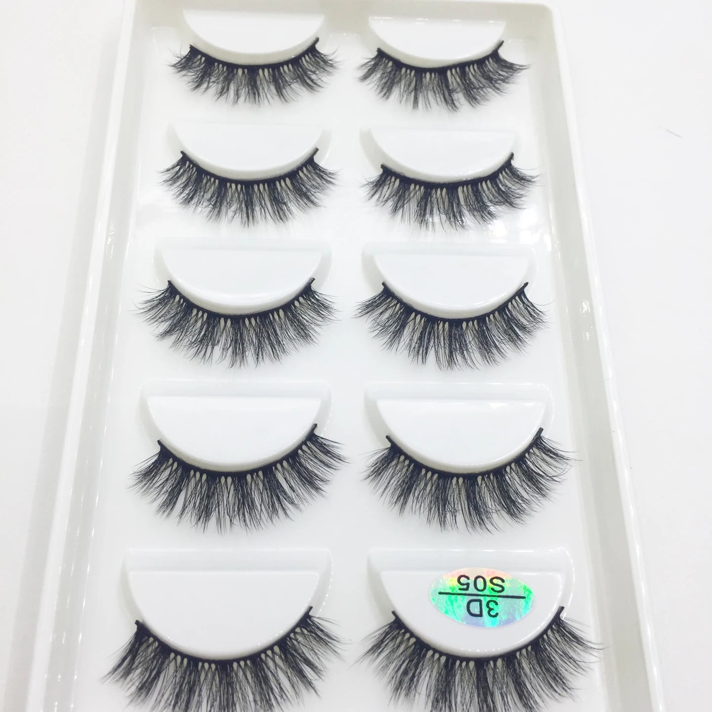 Natural 3D Mink False Eyelashes, Soft Wispy, Fluffy Eye Faux Lashes, Make Up Eyelash, Beauty Cat Cilios, 5 Pairs, 15 Styles