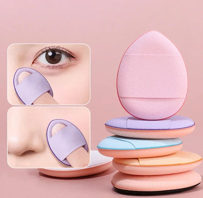 10Pcs Mini Finger Puff Foundation Small Air Cushion Powder Makeup Sponge Concealer BB Cream Cosmetic Applicator Make Up Tools