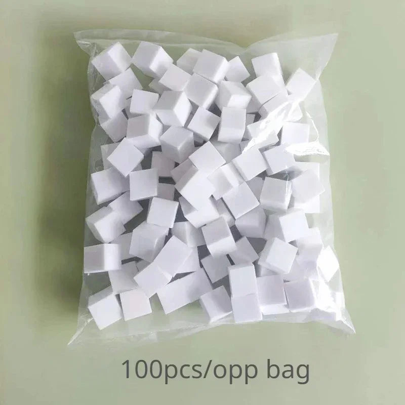 100pcs/bag Mini Square Cosmetic Sponge Makeup Powder Puff Wet Dry Make Up Powder Puff Sponge Powder Puff Nail Tools Women Beauty