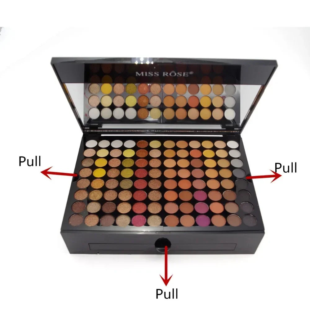 180 Colors Makeup Palette Gift Eyeshadow Powder Blush Lip Stick Cosmetics Kit Eye Primer Luminous Eye Shadow Palette Make Up Set